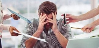 Mexican workers are stressed out.