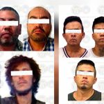 The criminal suspects arrested in San Miguel de Allende.