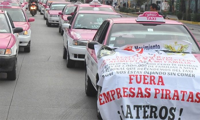 taxi protest