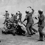 Armed forces attacked civilians during a 1968 protest against the Mexico City Olympics.