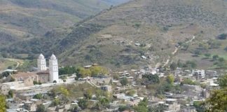 Zitlala, Guerrero, where a clash occurred between crime gangs Wednesday.