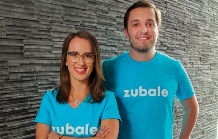 Zubale founders Allison Campbell and Sebastian Monroy.