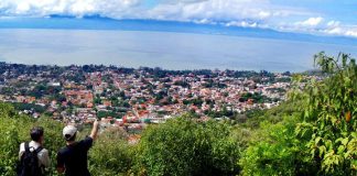 View of Lake Chapala from the Ceremonial Grounds.