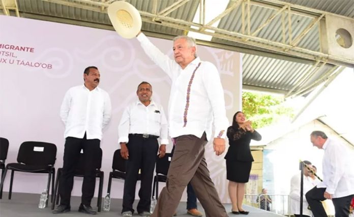 Train will cause no environmental damage, AMLO promised during a speech in Quintana Roo.