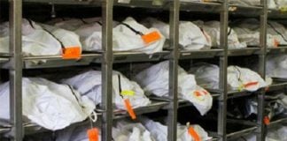 Thousands of bodies and no one knows who they are.