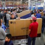 Wide-screen TVs were a big number at Buen Fin this year.