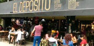 A Depósito beer bar in Mexico City.