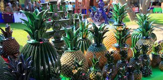 'Pineapple pottery' by Michoacán artisan Hilario Alejos will be one of the products at the Chapala fair.