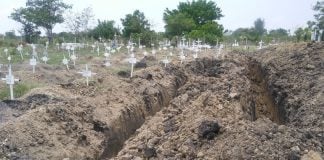 Common grave in Altamira, Tamaulipas.