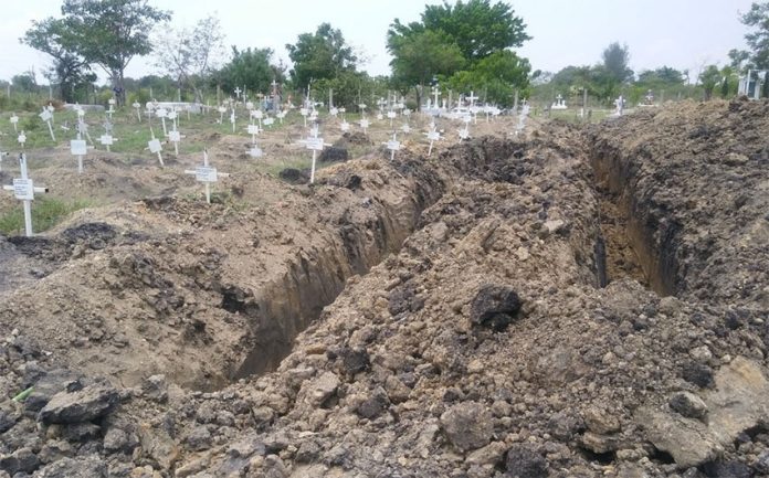 Common grave in Altamira, Tamaulipas.