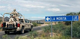 National Guard patrol in northern Mexico.