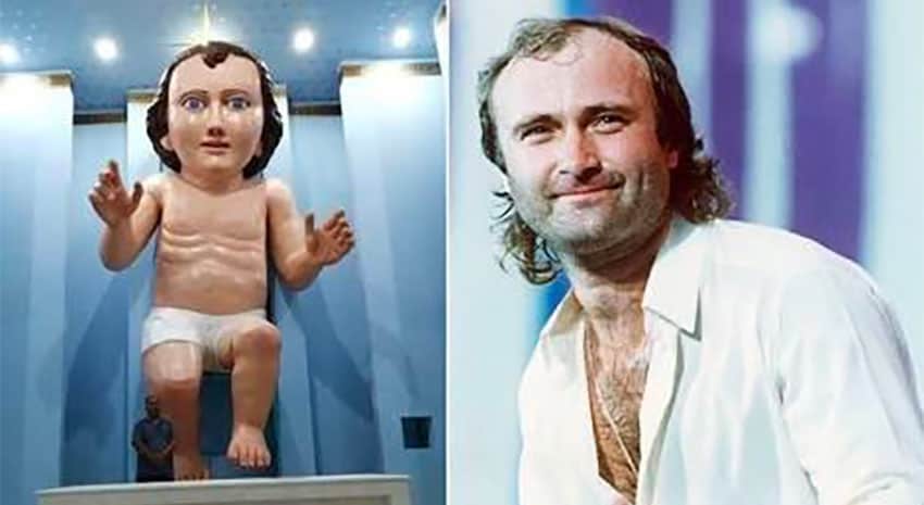 One of many memes suggested it was actually Genesis drummer Phil Collins, noting the biblical connotation of the band's name.