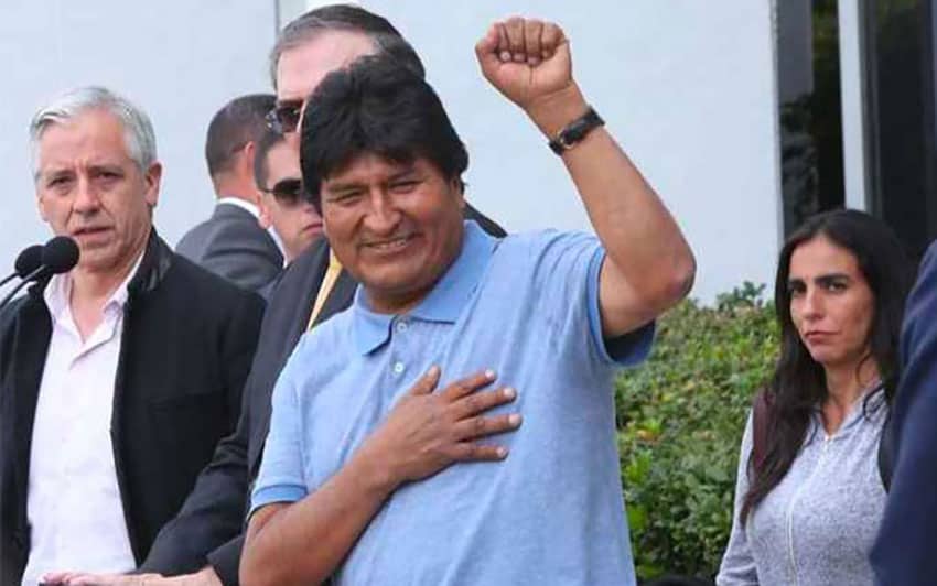 Morales in Mexico City today.