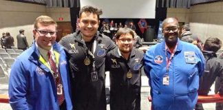 The NASA competition winners from Hidalgo.