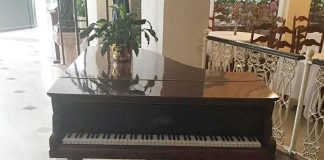 The piano in the Sierra Madre.