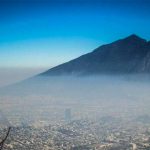 A blanket of smog over Monterrey.