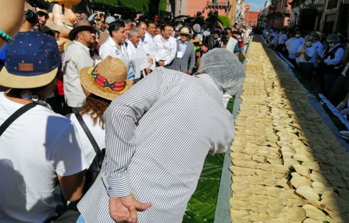 Querétaro's record-breaking taco.