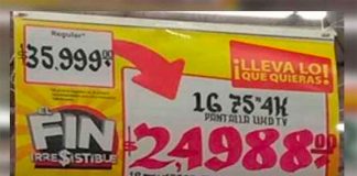 walmart television price