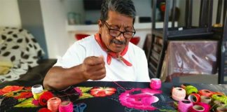 Rubén Ramírez at work.