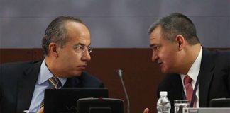 Calderón, left, and García in a file photo.