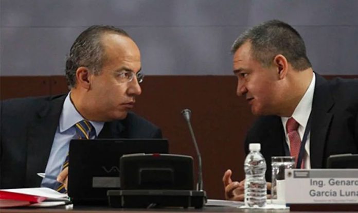 Calderón, left, and García in a file photo.