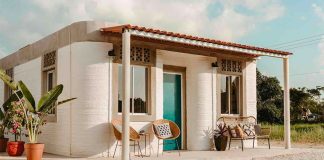 A new 3D-printed house in Tabasco.