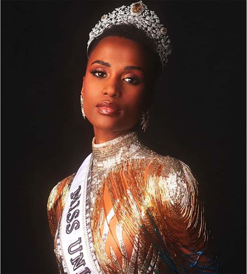 Miss Universe, Zozibini Tunzi of South Africa.