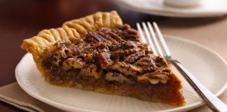 Holiday season is baking season: time for some pecan pie.