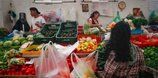 No more plastic bags as of Wednesday.