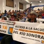 Spill victims demand access to treatment.