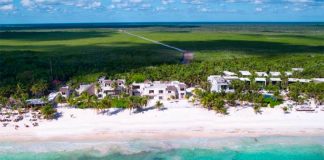 The beachfront property once owned by drug lord Escobar.