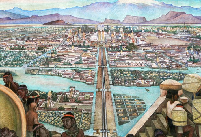 A thousand workers cleaned the streets daily in Tenochtitlán