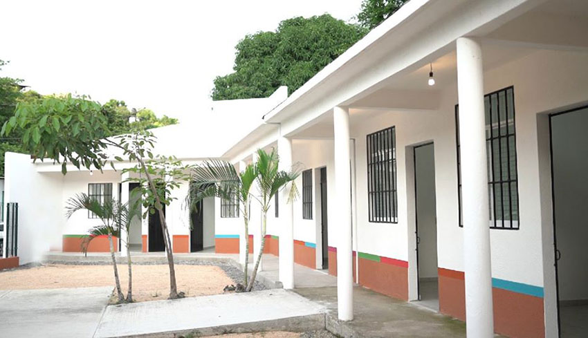 The new home for seniors in Zihuatanejo.