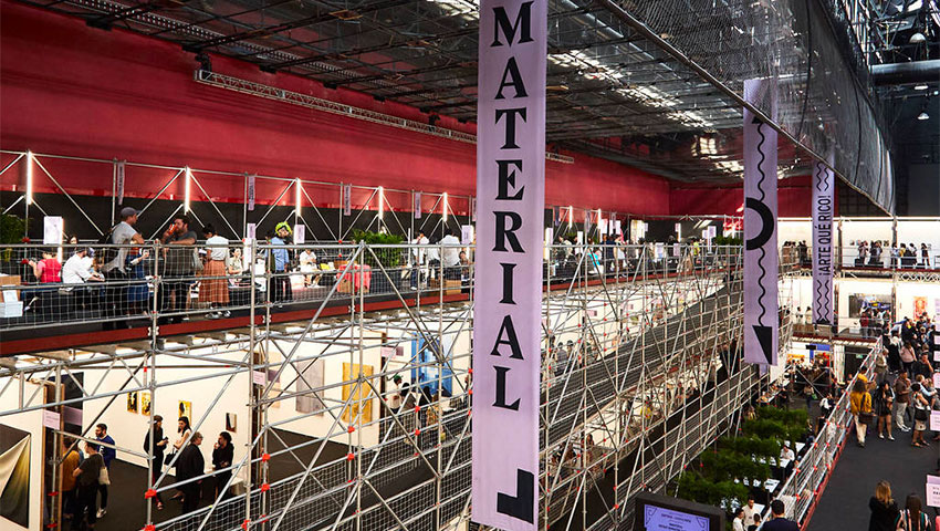 The Material Art Fair will feature work of 78 galleries from 21 countries.