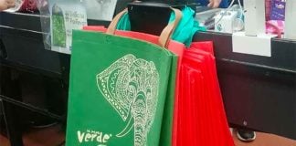 It's cloth or paper only in some stores.