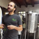 Brewmaster Matías Vera Cruz at Monstruo de Agua brewery near Mexico City.