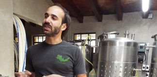 Brewmaster Matías Vera Cruz at Monstruo de Agua brewery near Mexico City.