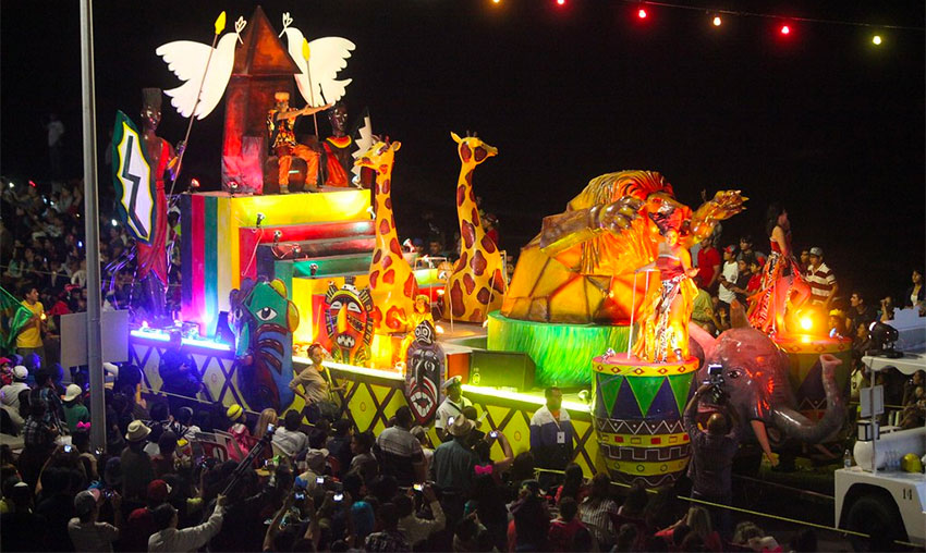 Mazatlán Carnival parade in 2019.