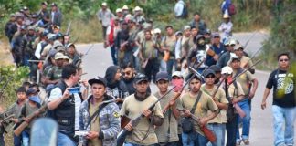 Self-defense force in Chilapa, Guerrero.