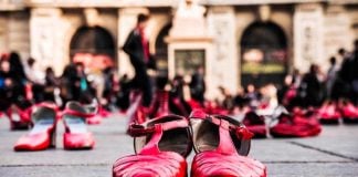 A memorial to femicide victims.