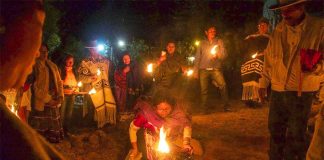 New Year celebration, Purépecha style.