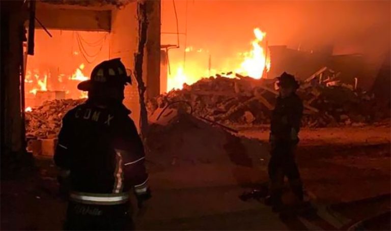 The Merced market fire, in which two people died.