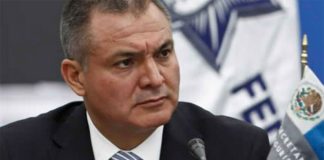 García appeared in court today in New York.