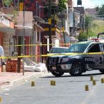 Investigators at a crime scene in Apaseo El Grande, Guanajuato. The state led the country in homicides in 2019.