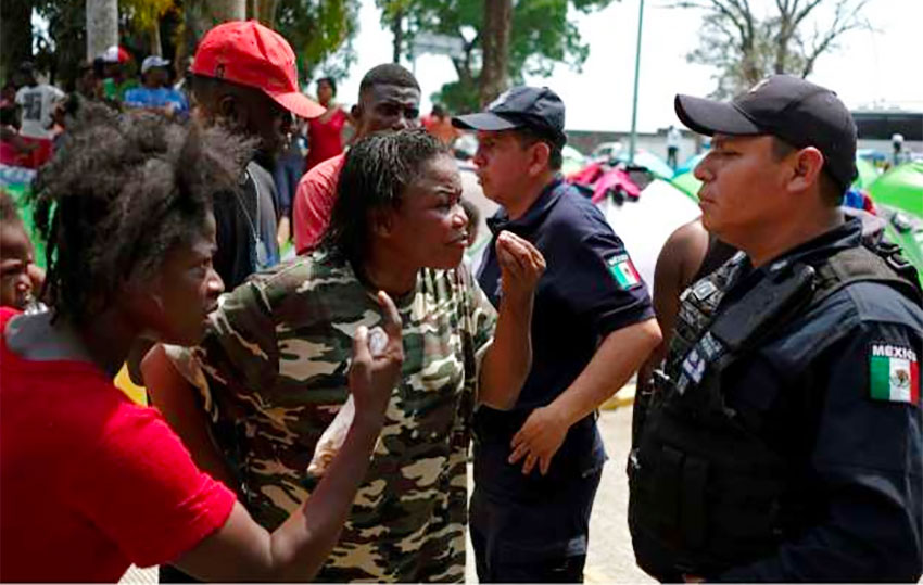 Tapachula, a transit point for migrants, was second worst city in the survey.