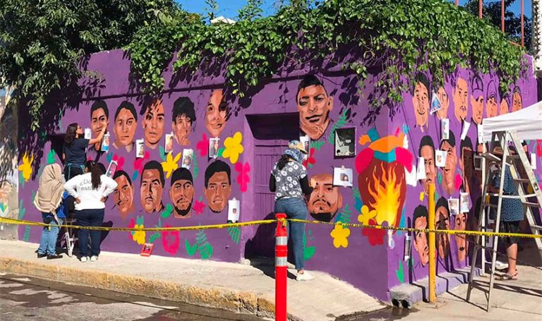 Second mural remembers 33 missing persons in Culiacán Second mural remembers 33 missing persons in Culiacán