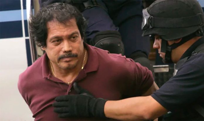 Ríos after his arrest in Los Angeles in 2005.