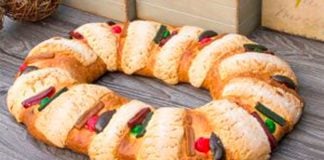 Kings Day bread in a size that is more common.