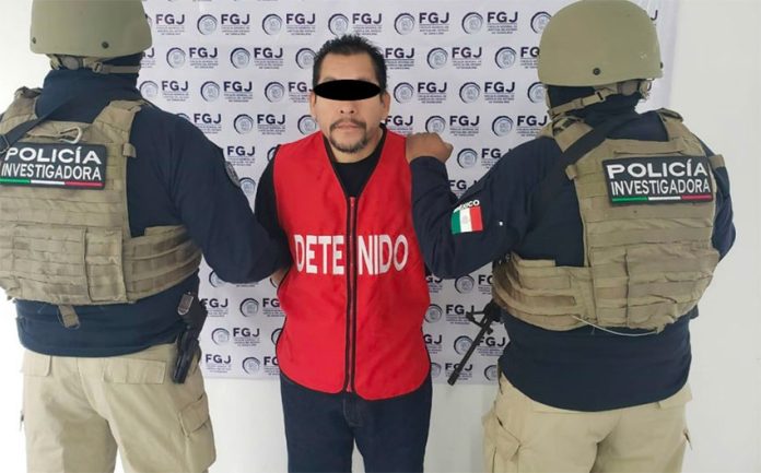 Suspect in the beating death of a woman in Nuevo Laredo.