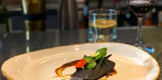 Not your street variety tamal: this one has huitlacoche and Ocosingo cheese and is pared with a white wine.